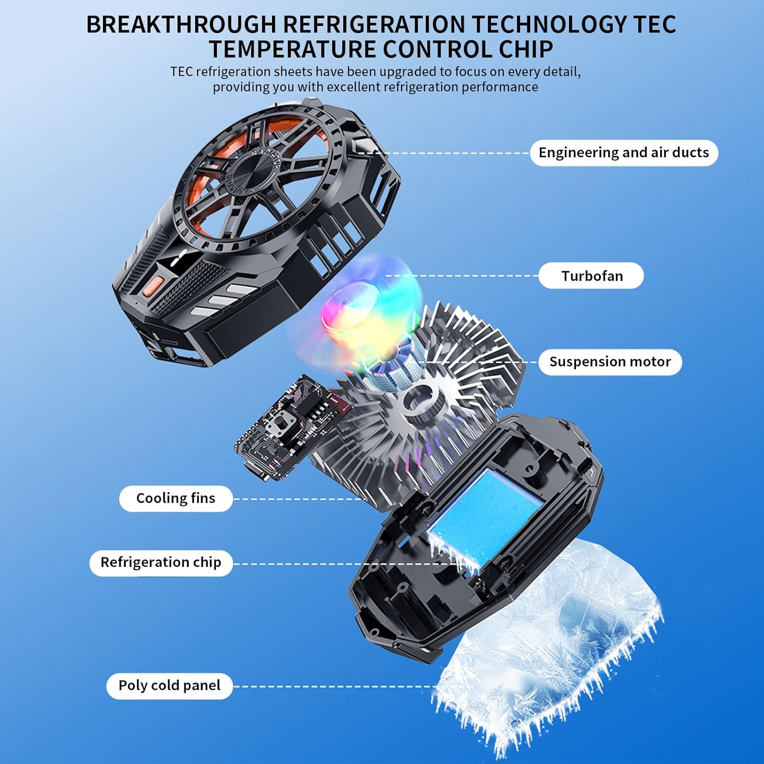 Chronofy Mobile Cooling Pad for Android & iPhone