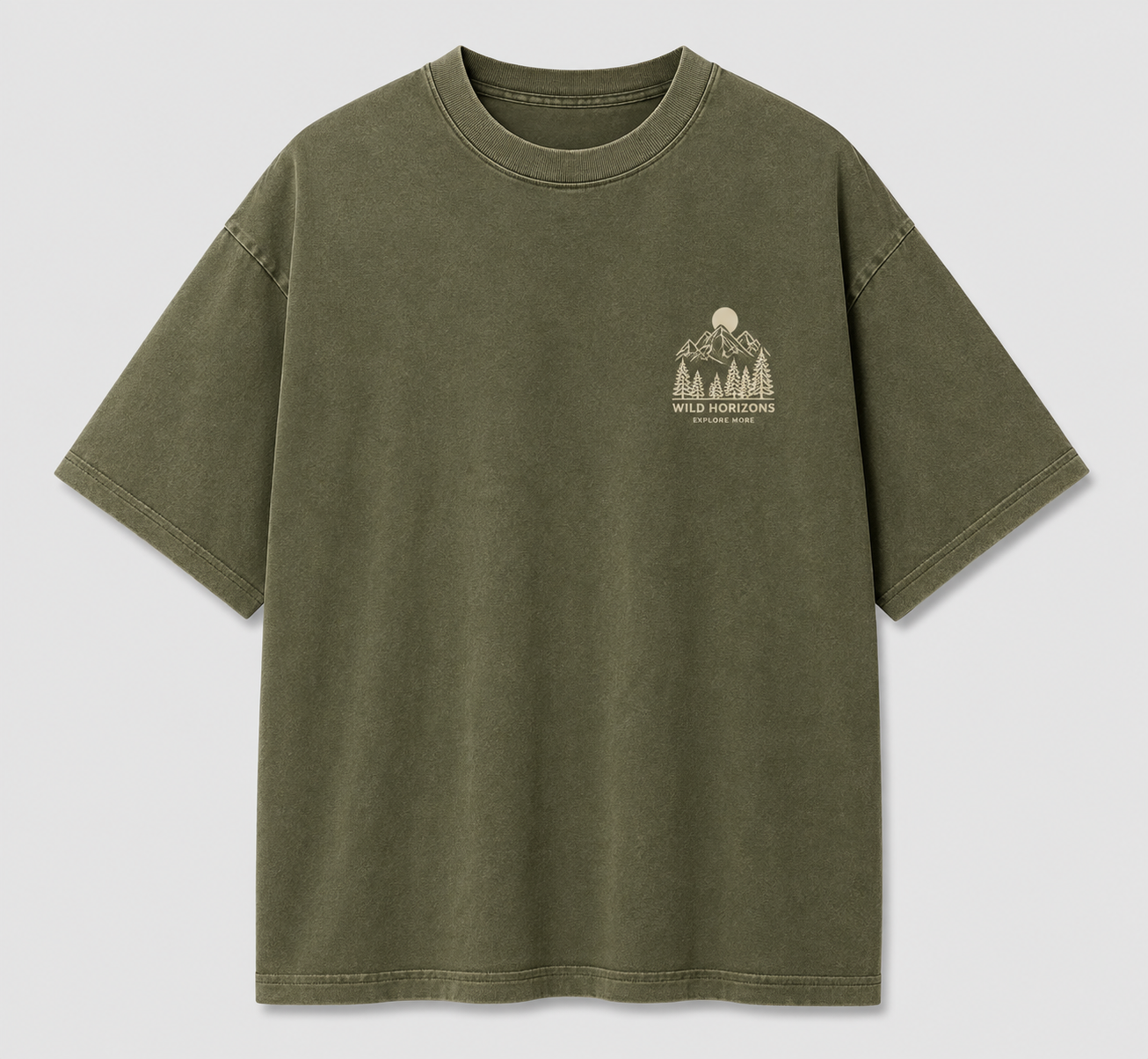 Wild Horizons Oversized Graphic T-Shirt